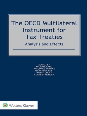 cover image of The OECD Multilateral Instrument for Tax Treaties
